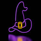 Northlight Seasonal 15in. LED Neon Witch Hat Window Silhouette - image 7