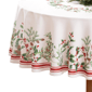 Threadmade Winter Holiday Berry Fabric Tablecloth - image 4