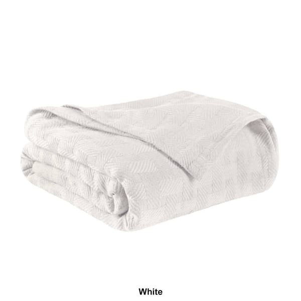 Superior Basketweave All-Season Cotton Blanket