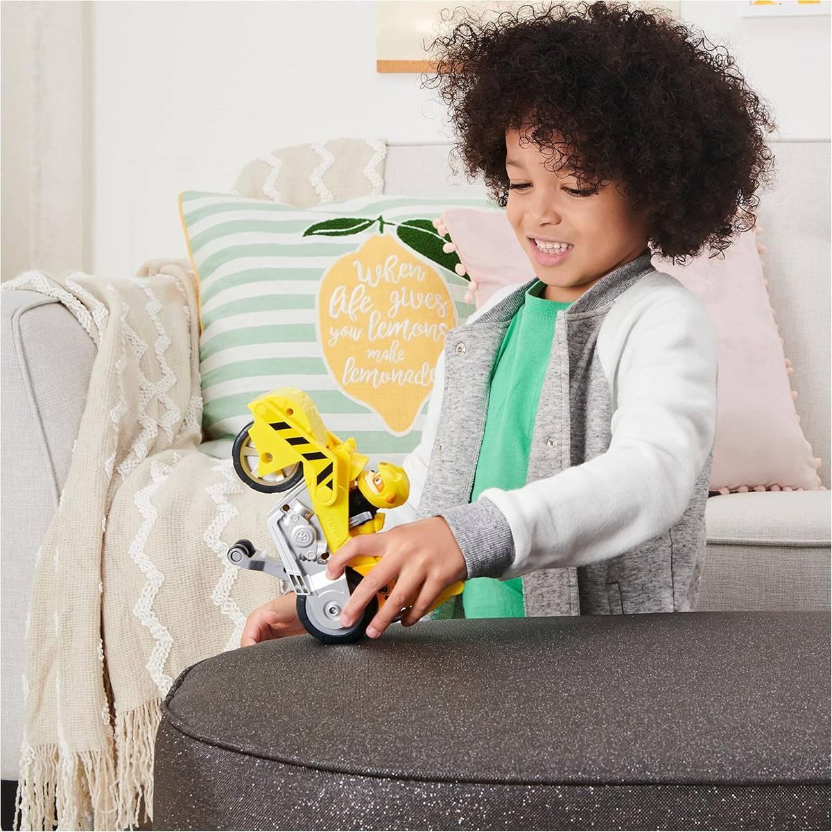 Spin Master™ Paw Patrol Moto Pups Rubbles Deluxe Pull Back
