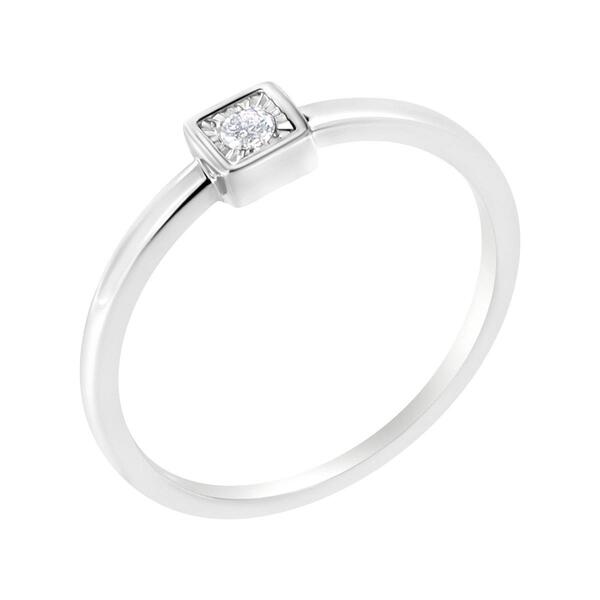 Haus of Brilliance Sterling Silver Diamond Accent Promise Ring