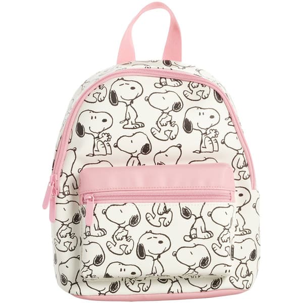 Bioworld(R) Peanuts Snoopy Pink Mini Backpack - image 
