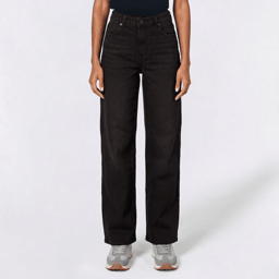 Juniors Celebrity Pink Mid Rise Baggy Wide Leg Jeans