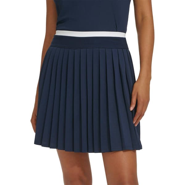 Womens Tommy Hilfiger Lined Pique Pleated Tennis Skort