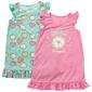 Girls &#40;7-12&#41; Rene Rofe&#40;R&#41; 2pk. Donut Disturb Nightgowns - image 1