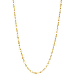 Design Collection Gold-Tone Oval & Round Link Chain Necklace