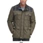 Mens Cole Haan Mixed Media Diamond Quilt Coat - image 4