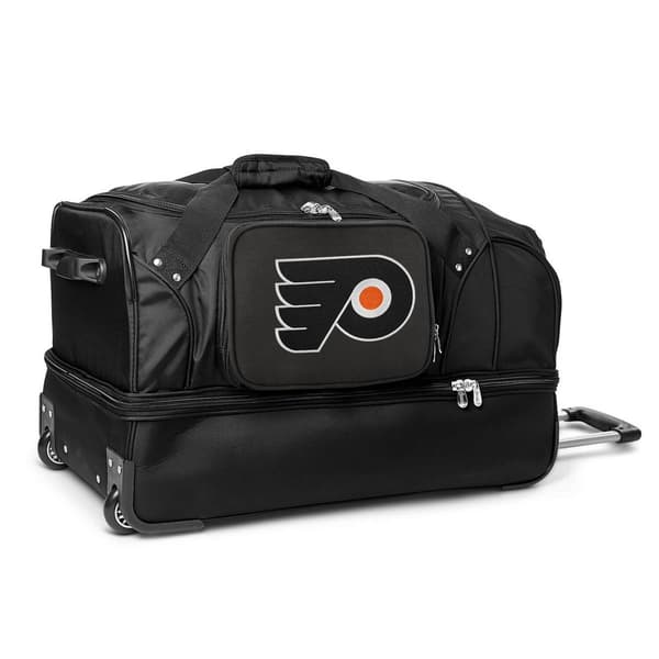 MOJO Philadelphia Flyers 27in. Drop Bottom Wheeled Duffel Bag