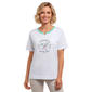 Womens HUE Short Sleeve Cocktails Country Club Boxy Tee - image 1