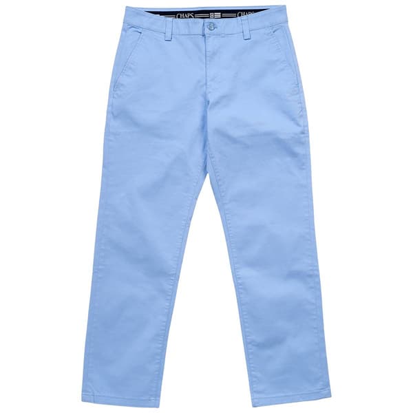 Mens Chaps Straight Fit Flex Solid Chino Pants