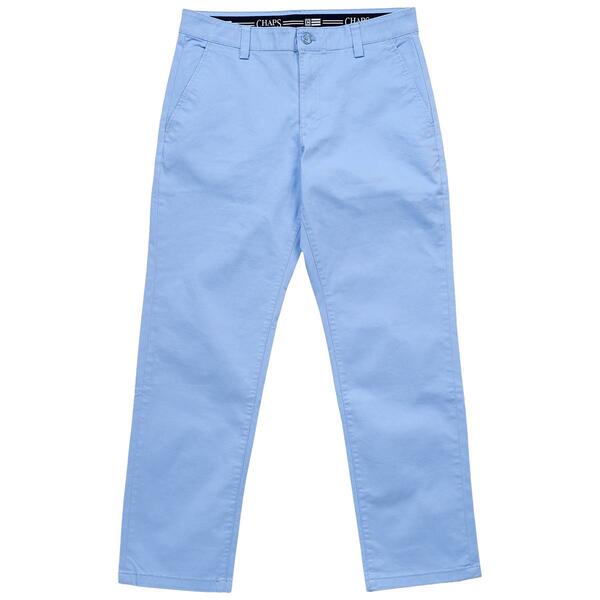 Mens Chaps Straight Fit Flex Solid Chino Pants - image 