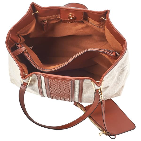 Adrienne Vittadini Capri Lined Tote w/Pouch