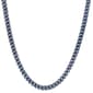 Mens Lynx Stainless Steel Dark Grey Chain Necklace - image 1