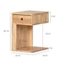 South Shore Sweedi Natural Solid Wood Nightstand - image 5