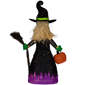 Northlight LED Witch with Broom Outdoor Halloween Decoration - image 5