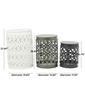 9th & Pike® Multi Metal Contemporary Accent Table - Set of 3 - image 4