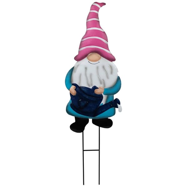 Northlight Seasonal Gardening Gnome Spring Garden Stake - image 