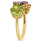 Sophia B 2 3/4ctw. Floral Multi-Gemstone Ring - image 2