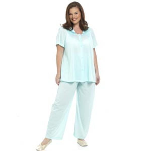Plus Size Exquisite Form Coloratura Pajama Set - image 