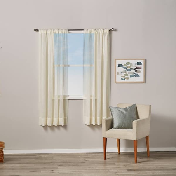 Crushed Voile Panel Curtain - Boscov's