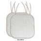 Sweet Home Collection Cameron No Slip Back Chair Pad w/ Ties - image 11