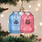Old World Christmas Mr. & Mrs. Hoodies Ornament - image 2