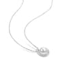 Gemstone Classics&#8482; Pearl & Diamond Halo Pendant - image 2