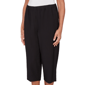 Womens Alfred Dunner Crowd Pleaser Relaxed Pull On Capris - image 5