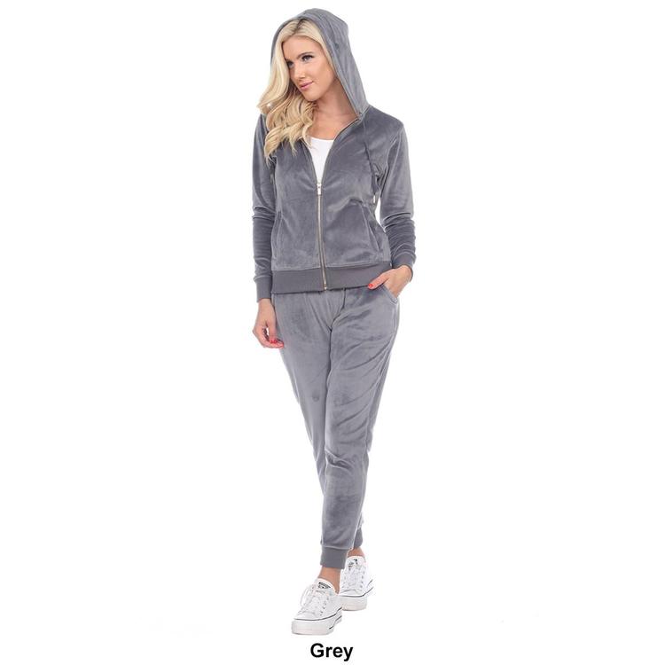 Womens White Mark 2pc. Velour Tracksuit Set