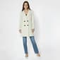 Womens Steve Madden Double Breasted Faux Wool Coat - image 1