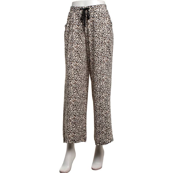 Juniors Pillow Talk Animal Wide Leg Pajama Pants - image 