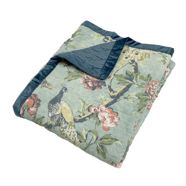 Greenland Home Fashions(tm) Pavona Reversible Quilted Throw Blanket