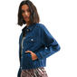 Womens CITY BLUES Denim Bomber Jacket - image 3