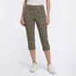 Petite Briggs Luxe Millennium Abstract Cat Eye Pocket Capris - image 1