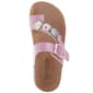 Girls White Mountain Graffito Footbed Sandals - image 5