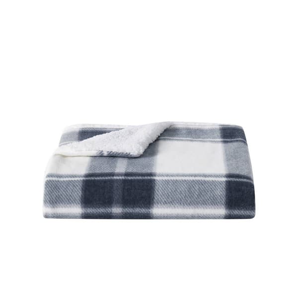 Cannon Cozy Teddy Plaid Throw - 50x70 - image 