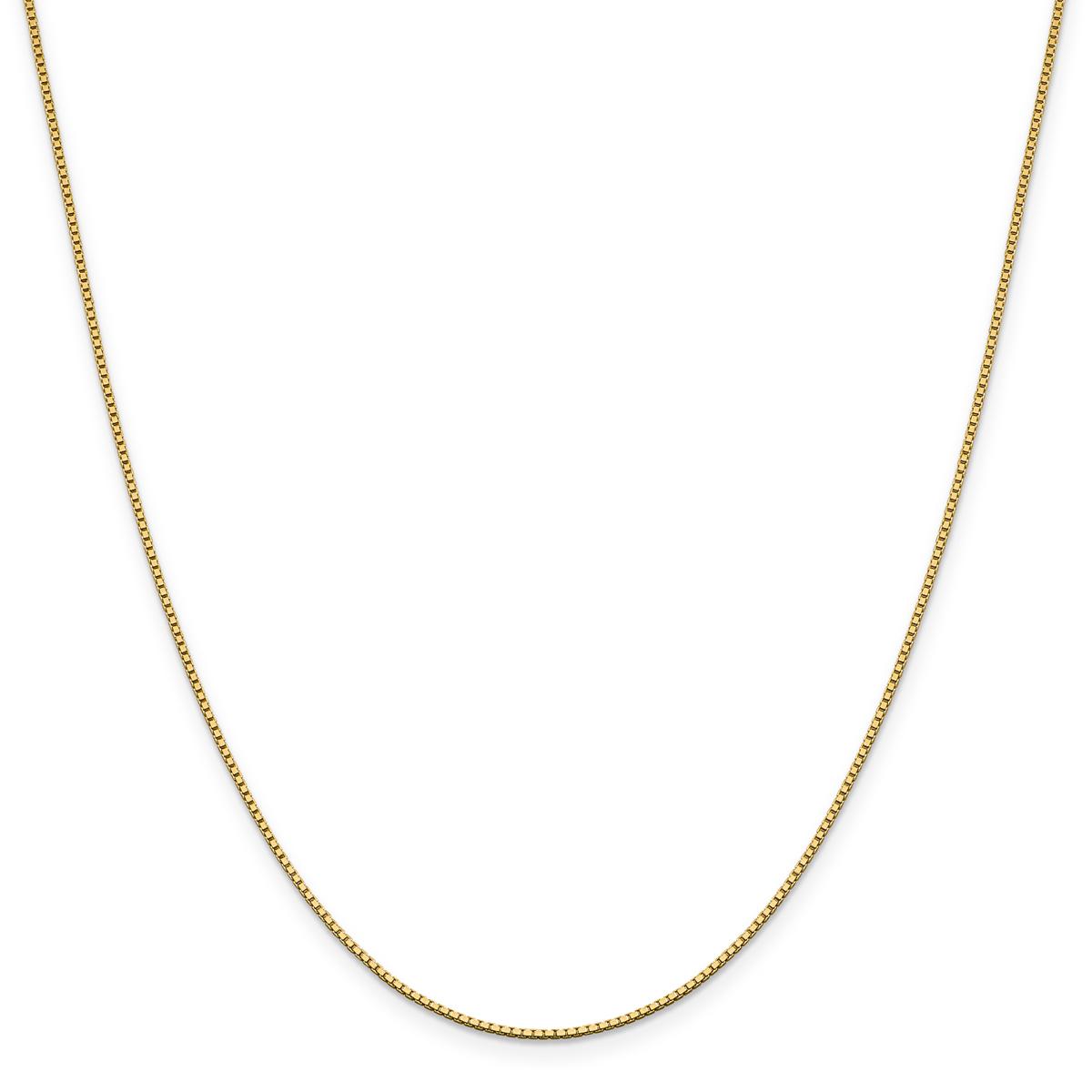 Gold Classics™ 1.05mm. 14kt. Gold Box Chain Necklace
