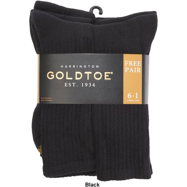 Mens Gold Toe® 6+1 Harrington Crew Socks Boscov's