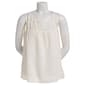 Womens Zac & Rachel Sleeveless Front Chiffon Ruched Tank Top - image 1