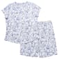 Womens Laura Ashley Short Sleeve Fresh Cut Flowers Pajama Set - image 2