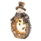 Alpine LED Snowman Statue with Carved Wood Look - image 3