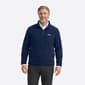 Mens LANDS END(R) Solid Polar Snap Fleece Sweatshirt - image 1