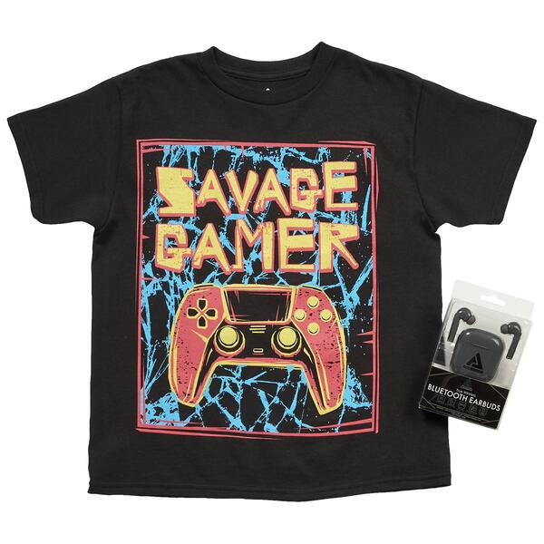 Boys &#40;8-20&#41; Audio Council Design Extreme Savage Gamer Tee - Black - image 