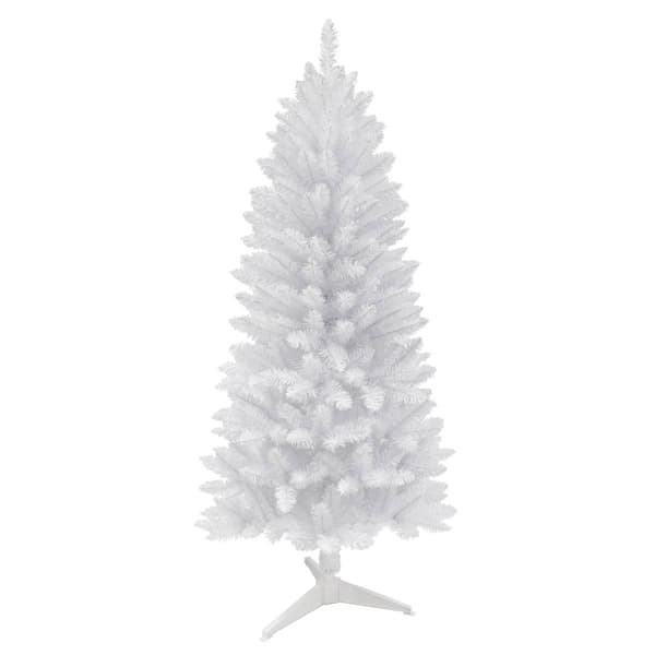 Puleo International 6ft. White Artificial Pine Christmas Tree - image 