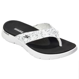 Womens Skechers Go Walk Flex Flip Flops