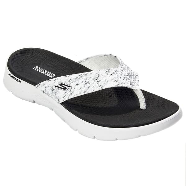 Womens Skechers Go Walk Flex Flip Flops - image 