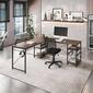 Techni Mobili L-Shape Industrial Desk w/ Storage Shelves - image 8