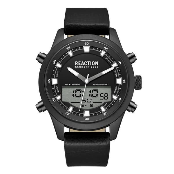 Mens Kenneth Cole&#40;R&#41; Reaction&#40;tm&#41; Analog Digital Watch - KRWGD9005302