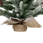Northlight Real Touch™ 25in. Potted Flocked Fir Christmas Tree - image 6