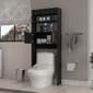 FM FURNITURE Valencia Black Wengue Over The Toilet Cabinet - image 2